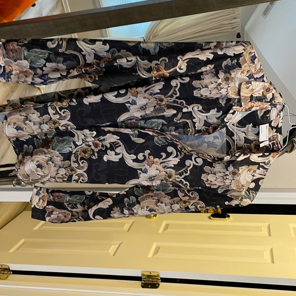 ASOS Design black floral shirt